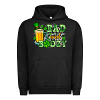 Pigment Black St. Patrick's Bad and boozy Urban Hoodie - OliviaCreatesArt