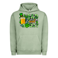 Pigment Oil Green St. Patrick's Bad and boozy Urban Hoodie - OliviaCreatesArt