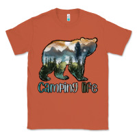 Copper camping bear Classic Tee - MaliasSmallBusiness