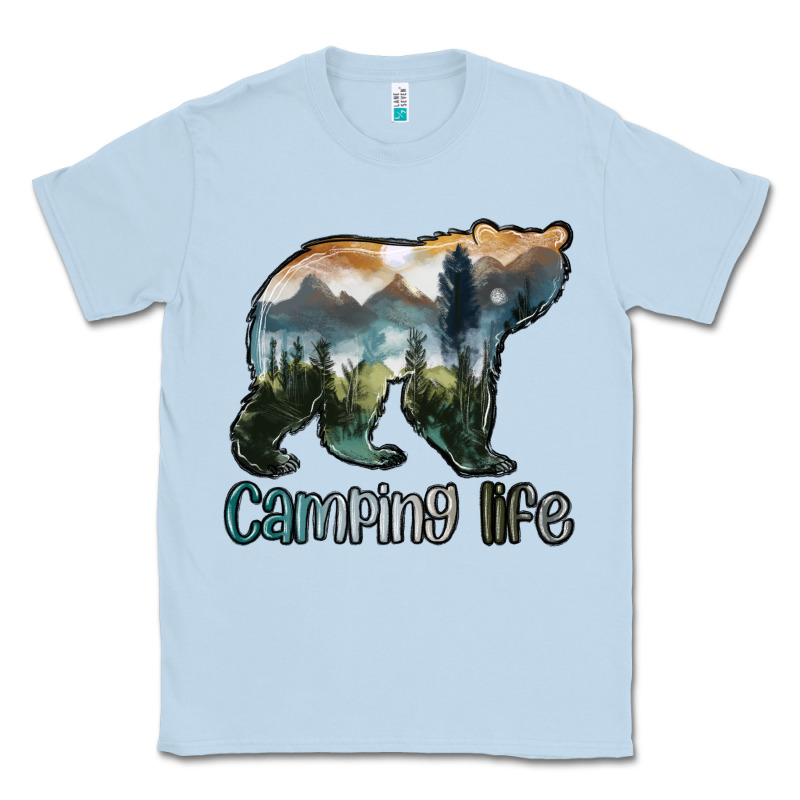 Camping Bear Classic Tee by MaliasSmallBusiness | Teevron