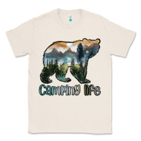 Natural camping bear Classic Tee - MaliasSmallBusiness
