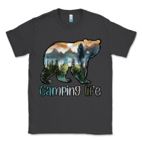 Smoke camping bear Classic Tee - MaliasSmallBusiness