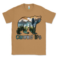Toasted Coconut camping bear Classic Tee - MaliasSmallBusiness