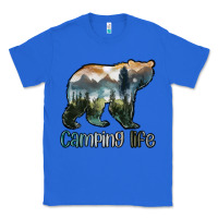 True Royal camping bear Classic Tee - MaliasSmallBusiness