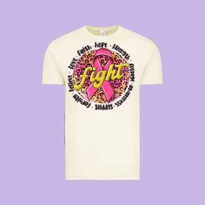 Fight Breast Cancer Vintage Tee Designed By Nancycooperartshop