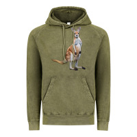 Vintage Olive kangaroo Vintage Hoodie - LillyAllenDesigns