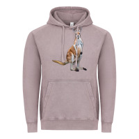 Vintage Zinc kangaroo Vintage Hoodie - LillyAllenDesigns