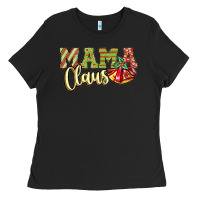 Black mama claus Ladies Tee - JahusDesignShop