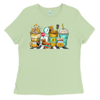 Matcha school bus coffee cups Ladies Tee - Zillion Design Studio