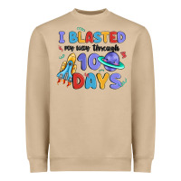 Mushroom i blasted my way through 100 days Heavyweight Sweatshirt - MaliasSmallBusiness