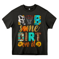 Asphalt rub some dirt on it basketball Heavy Core Tee - HRA Design Shop