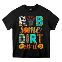 Black rub some dirt on it basketball Heavy Core Tee - HRA Design Shop