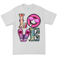 Dove Grey love summer Premium Tee - CowhideDigitalArt