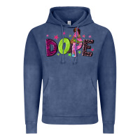 Vintage Denim dope with afro black woman Vintage Hoodie - NancyCooperArtShop
