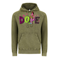 Vintage Olive dope with afro black woman Vintage Hoodie - NancyCooperArtShop