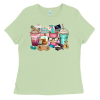 Matcha small business coffee cups Ladies Tee - Zillion Design Studio