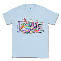 Dusty Blue love easter Classic Tee - MaliasSmallBusiness