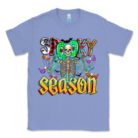 Colony Blue Spooky Season Classic Tee - CowhideDigitalArt
