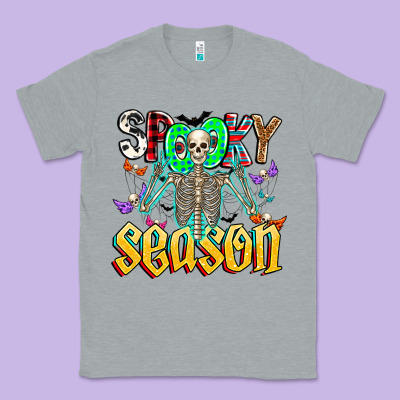 Spooky Season Classic Tee Designed By Cowhidedigitalart