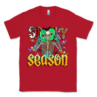 Red Spooky Season Classic Tee - CowhideDigitalArt