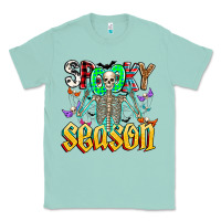 Seafoam Spooky Season Classic Tee - CowhideDigitalArt