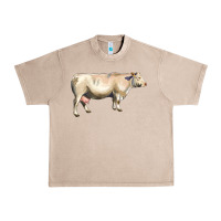 French Oak charolais cattle Urban Heavy Tee - LillyAllenDesigns