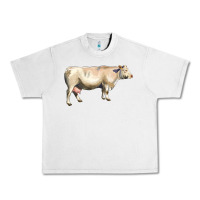 Lunar Rock charolais cattle Urban Heavy Tee - LillyAllenDesigns