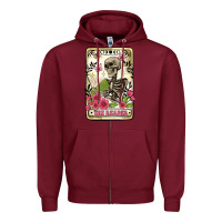 The Reader Tarot Card Zipper Hoodie | Teevron