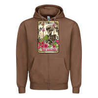 Chestnut the reader tarot card Zipper Hoodie - Artiststas