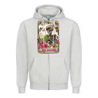Dove Grey the reader tarot card Zipper Hoodie - Artiststas