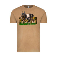 Vintage Camel Western Mom With Hampshire Pig And Baby Pig Vintage Tee - LillyAllenDesigns