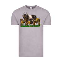 Vintage Zinc Western Mom With Hampshire Pig And Baby Pig Vintage Tee - LillyAllenDesigns