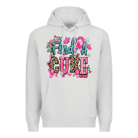 Dove Grey Find a cure Cancer Awareness Premium Hoodie - HowdyJamesFarm