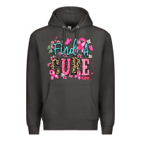 Smoke Find a cure Cancer Awareness Premium Hoodie - HowdyJamesFarm