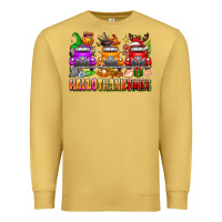 Antique Gold Hallothanksmas trucks Premium Sweatshirt - texasbilliewilder