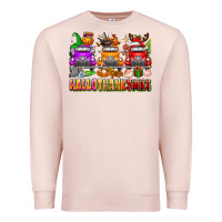 Pale Pink Hallothanksmas trucks Premium Sweatshirt - texasbilliewilder