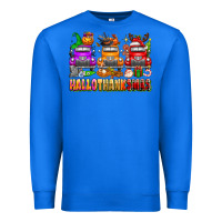 True Royal Hallothanksmas trucks Premium Sweatshirt - texasbilliewilder