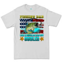 Dove Grey fishing dad like a regular dad but cooler Premium Tee - HRA Design Shop