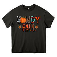 Asphalt howdy fall Heavy Core Tee - CowhideDigitalArt