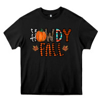 Black howdy fall Heavy Core Tee - CowhideDigitalArt
