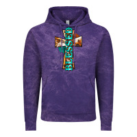 Cloud Purple blessed cross Vintage Hoodie - BarkalooDesign