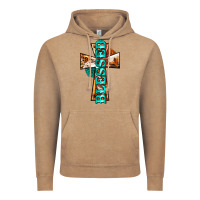 Vintage Coffee blessed cross Vintage Hoodie - BarkalooDesign