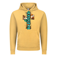 Vintage Mustard blessed cross Vintage Hoodie - BarkalooDesign