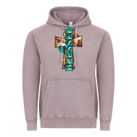 Vintage Zinc blessed cross Vintage Hoodie - BarkalooDesign