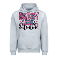 Heather Grey daddy is my valentine Urban Hoodie - OliviaCreatesArt