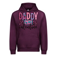 Mauve Wine daddy is my valentine Urban Hoodie - OliviaCreatesArt
