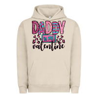 Pigment French Oak daddy is my valentine Urban Hoodie - OliviaCreatesArt