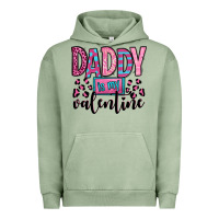 Pigment Oil Green daddy is my valentine Urban Hoodie - OliviaCreatesArt