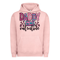 Pigment Salmon daddy is my valentine Urban Hoodie - OliviaCreatesArt