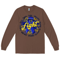 Chestnut fight colorectal cancer Long Sleeve Tee - NancyCooperArtShop